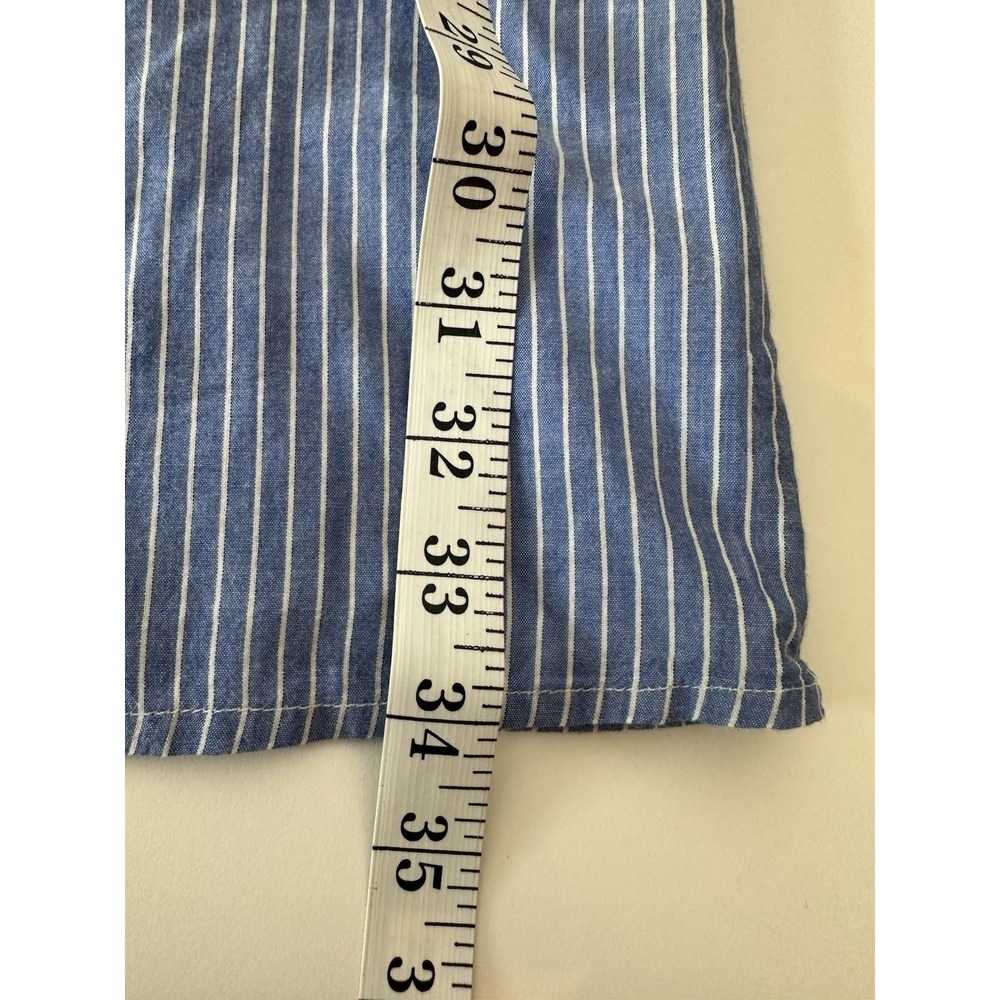 Vineyard Vines Dress Women's Small Yarn Dye‎ Stripe Embroidered Beach Bohemian - Picture 7 of 8